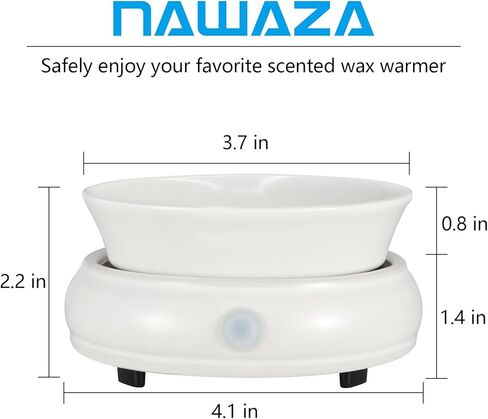 nawaza شمعة الشمع تذوب أكثر دفئا السيراميك الشمع أكثر دفئا 3 في 1 الشمع المعطر الشمع العطر مذيب للشمع الكهربائية الموقد الشمع مذيب الشمع كهدية للأمهات الجدة النساء الفتيات in Kuwait
