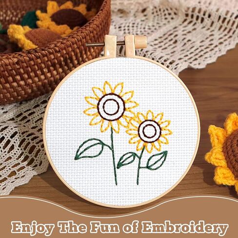 10 PCS Aida Cloth 14 Count Cross Stitch Fabric, Pre-Cut White Squares Fabric for Craft Embroidery, Handmade Needlework, DIY Handicrafts (5.9×5.9 Inch) in Saudi Arabia