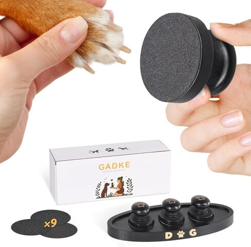 Set of 3 Dog Nail File, Dog Scratch Pad for Nails with 9 Pcs Replaceable Sandpaper, Storage-Friendly Dog Nail Scratch Board Pad with Tray, Dog Claw Care Kit for Zesty Paws, Dog Training Accessories in Saudi Arabia