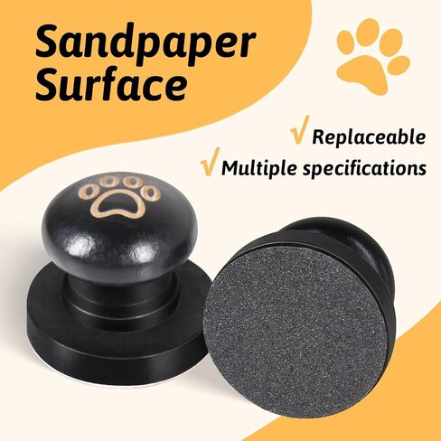 Set of 3 Dog Nail File, Dog Scratch Pad for Nails with 9 Pcs Replaceable Sandpaper, Storage-Friendly Dog Nail Scratch Board Pad with Tray, Dog Claw Care Kit for Zesty Paws, Dog Training Accessories in Saudi Arabia