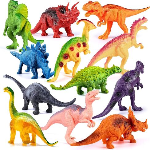 Dinosaur Toys for Kids 3-5 with Dino Storage Box, Dinosaur Figures Activity Play Mat, Jurassic Play Set for Boys and Girls, Perfect for Party Favors, Birthday & Christmas in Saudi Arabia