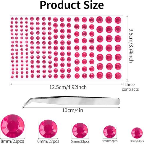 591pcs Face Gems Hair Gems Pearls, Self-Adhesive Face Jewels Eye Rhinestones 3/4/5/6/8 mm Face Gem Stick on, Halloween Makeup Gems Rave Accessories for Face Eyes Body Makeup (04.White Pearl) in Kuwait