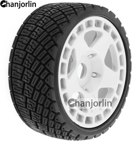 1/8 1/7 RC على إطارات الطرق وعجلات سباق التجمع البلاستيكية الصلبة 17 مم إطارات TERING TERS OD 3.94 '' FOR 1: 8 1: 7 Street Drift Car Arrma Losi Kyosho GT2 W10 Tamiya HPI WR8 Hsp 4pcs (White) in Kuwait