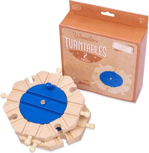 Conductor Carl Wood Train Track Expansion Packs| Compatible with Most Train Tracks| Brick Bridge -1 Count (Pack of 2) in Saudi Arabia