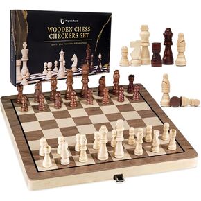 Chess Set,Chess Board,Magnetic Chess Board Set for Adults,Classic Handcrafted Game Board,Ideal for Home and Travel