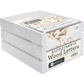 هامبتون الفن - قفص صغير من الأحرف الخشبية 153 ٪ ، أحرف خشبية ، أحرف خشبية ، حروف خشبية كبيرة الحروف الأبجدية الصغيرة in Kuwait