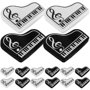 Supvox 20 PCS Eraser Bulk Toys Kid Piano Kid Toys Music Kids Pension Kids Kids Toys Kids Rubbers Rubbers على شكل بيانو اللوازم المدرسية ذات الطابع الموسيقي