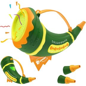 تغيير الصوت للأطفال: Hunting Toys Toy Horn مع 30 صوتًا ممتعًا وأضواء من 5 مستويات ، وأصوات الحيوانات ، استكشاف Nature Exploration Outdoor for Kid Boys Girls Age 3-8