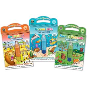 أنشأ المعلم الموارد التي تكشفها مياه حياة المحيط ، على كشف مياه Safari وتكشف Forest Friends Water Water Bundle