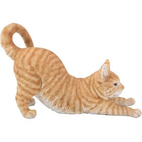 Hi-Line Gift Ltd. Orange Tabby Cat تمتد