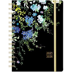 2025-2026 Planner - Weekly & Monthly Academic Planner/Calendar 2025-2026, JUL. 2025 - JUN.2026, 6.4" x 8.5", with Tabs, Sturdy Cover, Premium Paper, Back Pocket, Strong Twin-wire Binding