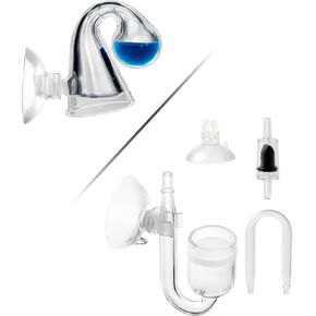 Aquarium Glass CO2 Diffuser + Glass CO2 Drop Checker