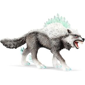 Schleich 42452 Snow Wolf Eldrador Creatures Toy تمثال للأطفال الذين تتراوح أعمارهم بين 7 و 12 عامًا