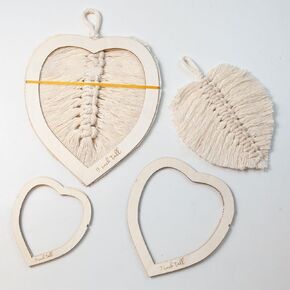قالب ورقة MacRame ، 1 حزمة قطع القالب Macrame Tool Tool Tool Macrame Tomplate Cutting Tool