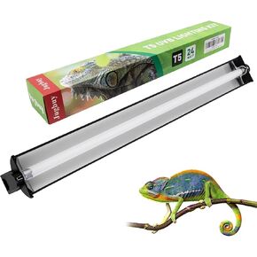 طقم ضوء uvb reptile ، مركب 24W T5 مصباح و 10.0 التحرير والسرد أنبوب UVB ، شريط إضاءة خطي للزواحف المسكن الصحراوي ، التنين الملتحي ، الحرباء ، gecko ، السحالي ، السلاحف ، السلاحف ، الأفعى