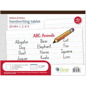 C-Line Letters & Learn Learr Landriting Tablet ، 40 ورقة ، 11 "× 8-1/2" (23100)