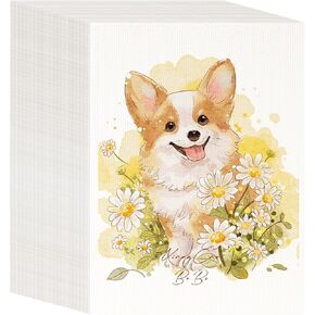 OALEN 300 SHOETS 4 × 6 بوصة ورقة مائية ، 140 رطل/300 GSM COLD PRESS COTTON PAPER للفنانين والطلاب والأطفال - مثالي للرسم والرسم والرسم والأكريليكات و POSTELS الزيت وبطاقات الهدايا