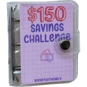 Mini Binder Savings Challenge 150/300/500/1000