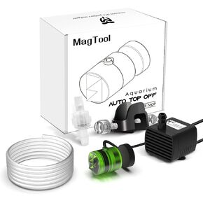 Magtool Aquarium Auto Top Off System ، Aquarium Ato Lite مع مستشعر ضوئي مزدوج لكل من الشعاب المرجانية والدبابات الطازجة (الأخضر)