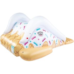 BigMouth Inc. Ice Cream Inflatable Pool Slide, Blow Up Water Slide for Kids, Fun Swimming Pool Toy, Holds 200 Pounds