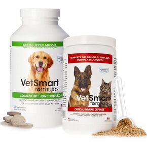 صيغ Vetsmart الورك المتقدمة والمجمع المشترك مع MSM للكلاب المجمعة مع الدفاع المناعي الحرجة