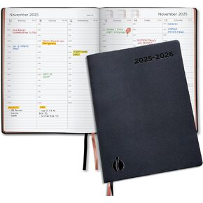 Academic Planner 2025-2026 - Rose Gold Edition, Weekly Planner and Monthly Planner – Hourly Appointment Book – Softcover Calendar, Simple Design for Productivity, June 2025 - July 2026 – 8.5 x 11