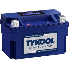 YTX7A-BS-STD Lithium Battery Lifepo4 battery 180CCA 12.8V 3AH motorcycle battery,Powersports Battery,Suitable for 4 Wheeler, Lawn Mower, ATV,UTV,Scooter,Snowmobile,Starting Battery
