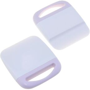 Dgzzi 2pcs 65x58mm بلاستيك صغيرة الكاشطات DIY أداة إزالة الأعشاب الضارة فينيل صورة ظلية