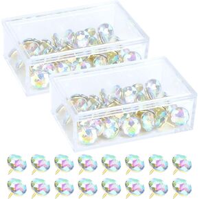 40 PCS Pushpins Thumbins Thumb Thumb Push Dins for Cork Board Pushpins Cute لتنظيم الملاحظات والصور والحرف (Green1 - الأفوكادو)