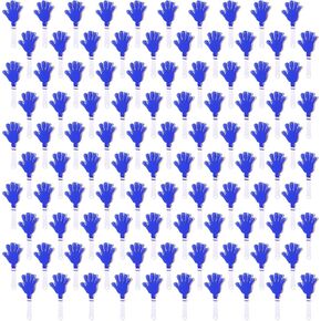 100 Pcs Red/White/Blue Hand Clappers 7.5 Inch Noise Makers Plastic Clapping Hands Noisemakers Patriotic Parties, Sporting Event, Concert Supplies Dance celebrations and many other occasions