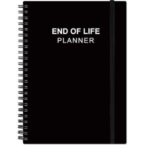 End of Life Planner – Final Arrangements Organizer for Beneficiary, Will Preparation, Last Wishes & Funeral Planning, 5.8" x 8.5", Green