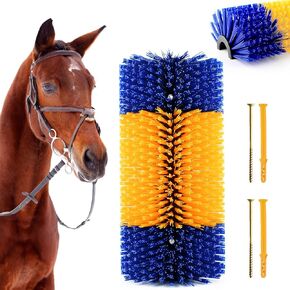 Livestock scratching brush ，Soft Cow Brush Livestock Scratch for Cattle and Horses, Relieve ItchyBack Massage Brush for Sheep, Cattle, Horses, Pigs and Other Livestock(1 PCS)