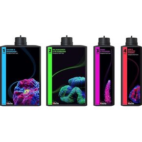 البحر الأحمر الصغير (40 جالون) من 4 أجزاء من RCP Complete Complement Care Care Scare for Saltwater Mixed Reef Marine Aquariums for Optimal Coral Growth
