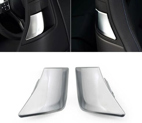 Front Seat Backrest Lock Switch Cover Handle, Interior Seat Back Adjust Handle Recliner Lever Replacement For Mercedes-Benz C E Class W207 W204 Coupe E200 E260 E300 2079108606 (Polished 2pcs) in Saudi Arabia