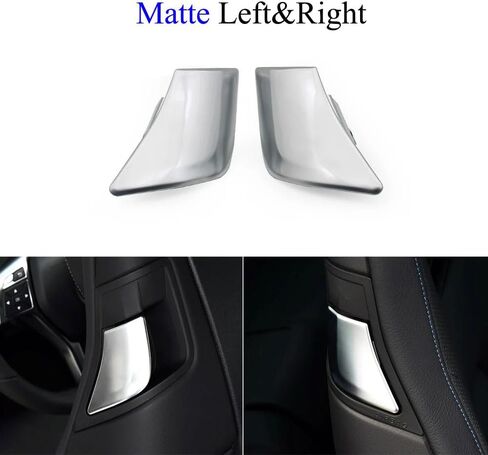 Front Seat Backrest Lock Switch Cover Handle, Interior Seat Back Adjust Handle Recliner Lever Replacement For Mercedes-Benz C E Class W207 W204 Coupe E200 E260 E300 2079108606 (Polished 2pcs) in Saudi Arabia