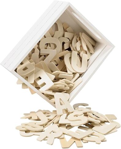 هامبتون الفن - قفص صغير من الأحرف الخشبية 153 ٪ ، أحرف خشبية ، أحرف خشبية ، حروف خشبية كبيرة الحروف الأبجدية الصغيرة in Kuwait