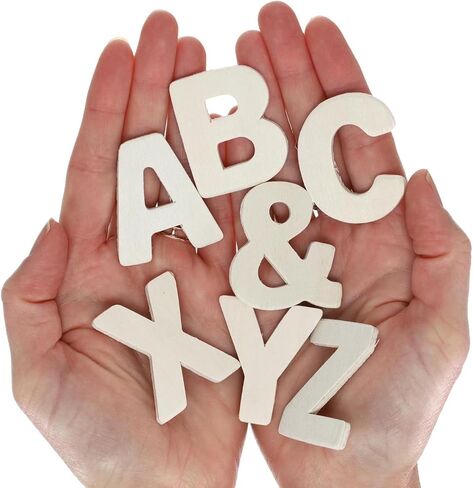 هامبتون الفن - قفص صغير من الأحرف الخشبية 153 ٪ ، أحرف خشبية ، أحرف خشبية ، حروف خشبية كبيرة الحروف الأبجدية الصغيرة in Kuwait