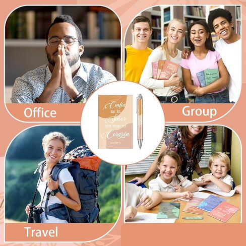 24 PCS Regalos Cristianos en Español الهدايا المسيحية الإسبانية للنساء التخرج التخرج الإيمان بالآية الكتاب المقدس القلم المحمول Regalos Cristianos Para Mujer en Español Church (Boho ، Prayer) in Kuwait