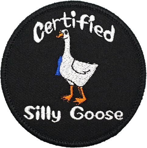 Two Set of WADDLING Away Embroidered Appliques Patch with Hook and Loop Fastener Backing- Punk Style Tactical Crochet Badge Suitable for Vests,Jackets, Backpacks,and Clothing in Saudi Arabia