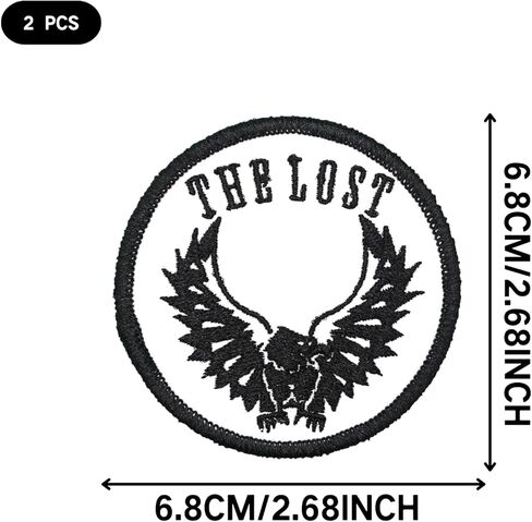Two Set of WADDLING Away Embroidered Appliques Patch with Hook and Loop Fastener Backing- Punk Style Tactical Crochet Badge Suitable for Vests,Jackets, Backpacks,and Clothing in Kuwait