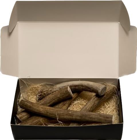 The Antler Box Premium Deer Antler Dog Chews (1 lb Bulk Pack) (Large (3 to 4 Antlers/lb)) in Saudi Arabia