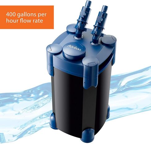 Aqueon QuietFlow Canister Filter 200 GPH, For Up to 55 Gallon Aquariums in Kuwait