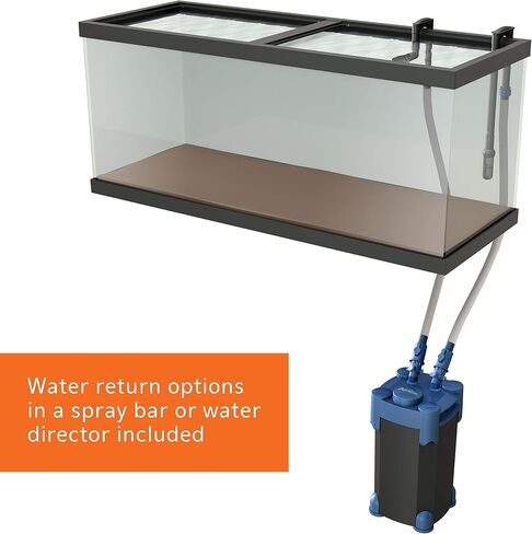 Aqueon QuietFlow Canister Filter 200 GPH, For Up to 55 Gallon Aquariums in Kuwait