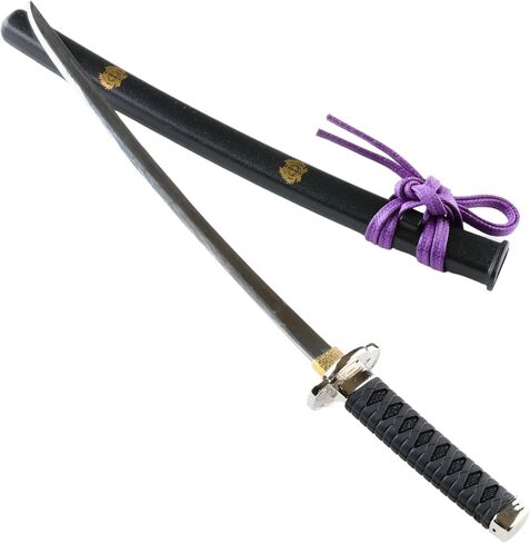 افتتاح خطاب Samurai Sword ، Mini Katana مع عرض عرض 8.3 بوصة - مصنوع في اليابان (أسود) in Kuwait