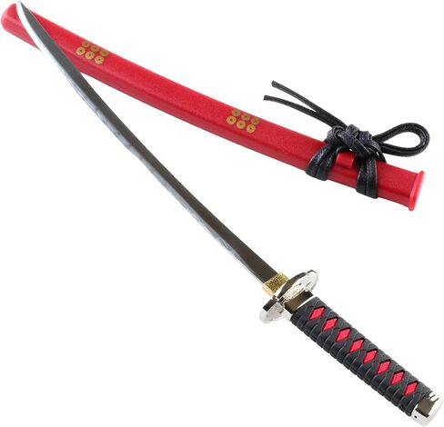 افتتاح خطاب Samurai Sword ، Mini Katana مع عرض عرض 8.3 بوصة - مصنوع في اليابان (أسود) in Kuwait