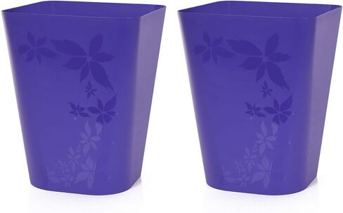 Mintra Home Trash Bins (Blue, 12 Liter (3 Gallon) - 2 Pack) in Kuwait