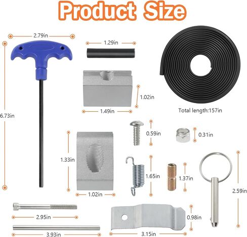 10819 Brake Tune Up Kit, Brake Parts for Tapco Pro 14 and Pro 19, Pro II, Pro III, and Pro 2000 10'6", Great for Keeping Brakes in Shape in Saudi Arabia