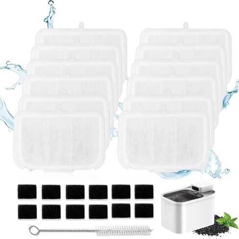 12 PCS PET CAT KIT FOONTAIN FOONTAIN FILTERS UNIT RECTIN in Kuwait