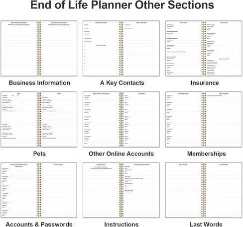 End of Life Planner – Final Arrangements Organizer for Beneficiary, Will Preparation, Last Wishes & Funeral Planning, 5.8" x 8.5", Green in Saudi Arabia