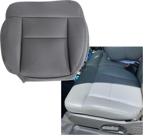 GXARTS Driver Side Bottom Replacement Microfiber Leather Seat Cover Beige Tan #HW Or EW Compatible with Ford F150 Lariat 2005 2006 2007 2008 in Saudi Arabia